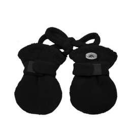 No Thumb Fleece Mitts 6-18m, Black