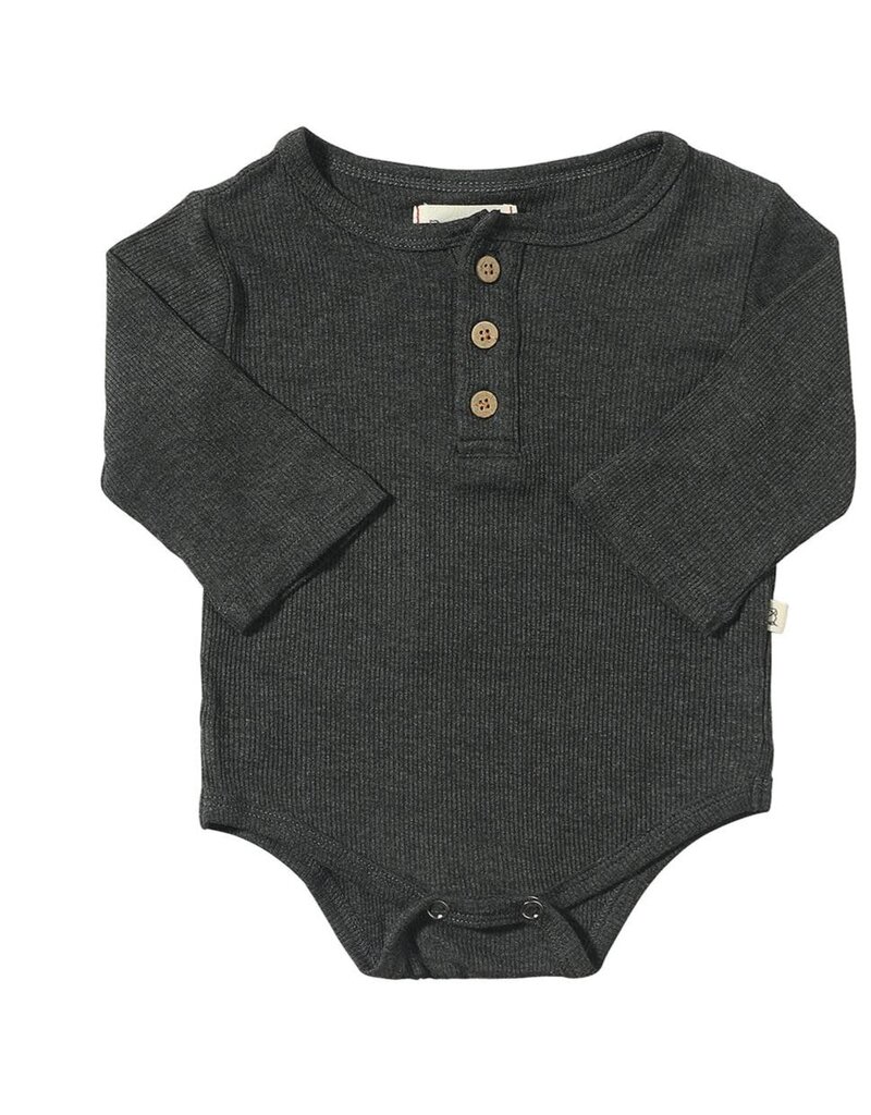 Aynor Charcoal Rib  Onesie
