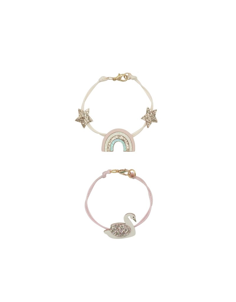Rockahula Enchanted Rainbow & Swan Bracelet Set