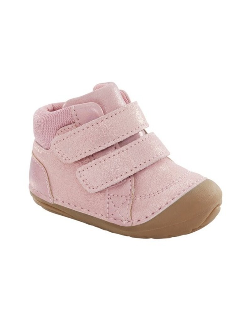 Stride Rite Martin Blush Shimmer Baby Boots