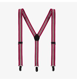 Souris Mini Red & Cream Striped Suspenders