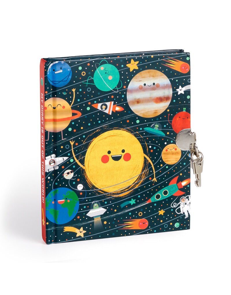 Mudpuppy Solar System Locked Diary