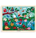 Mudpuppy Garden Life 100pc Wood Puzzle + Display