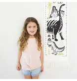 Wee Gallery Organic Canvas Growth Chart - Dino