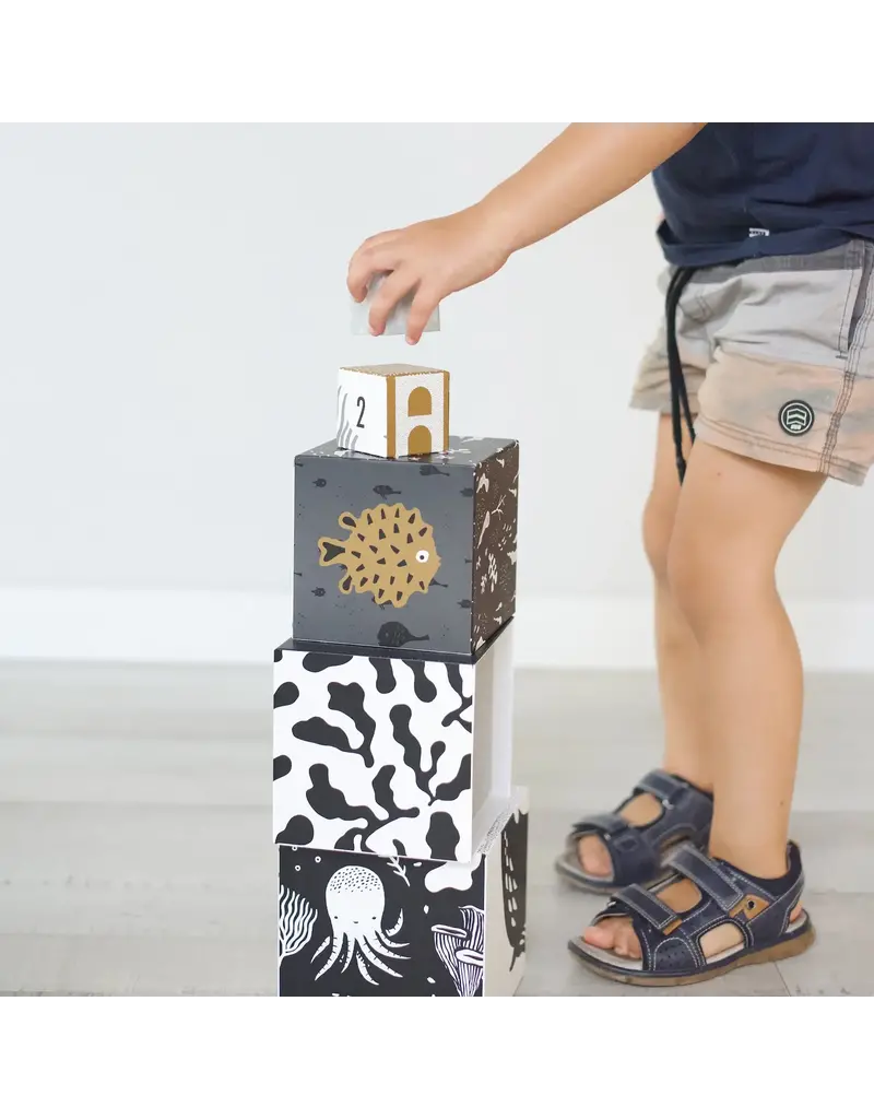 Wee Gallery Nesting Blocks - Ocean Animals