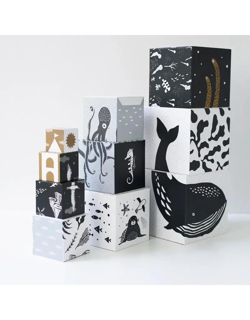 Wee Gallery Nesting Blocks - Ocean Animals