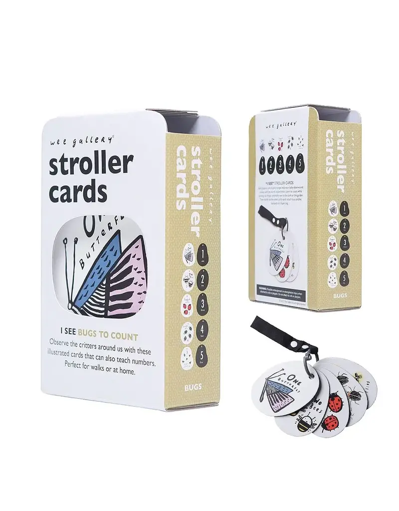 Wee Gallery Stroller Cards - I See Bugs To Count