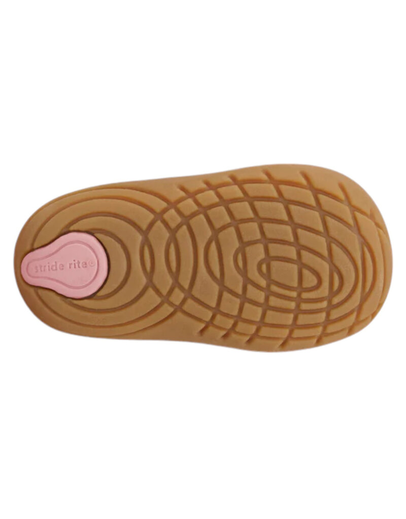Stride Rite Martin Blush Shimmer Baby Boots
