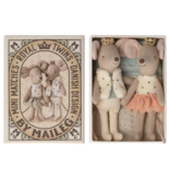 Maileg Royal Twins, Little Sister & Brother in Matchbox