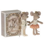 Maileg Royal Twins, Little Sister & Brother in Matchbox