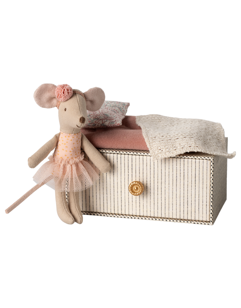 Maileg Dance mouse in Daybed, Little Sister