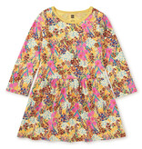 Tea Collection Wild Saffron LS Skirted Dress