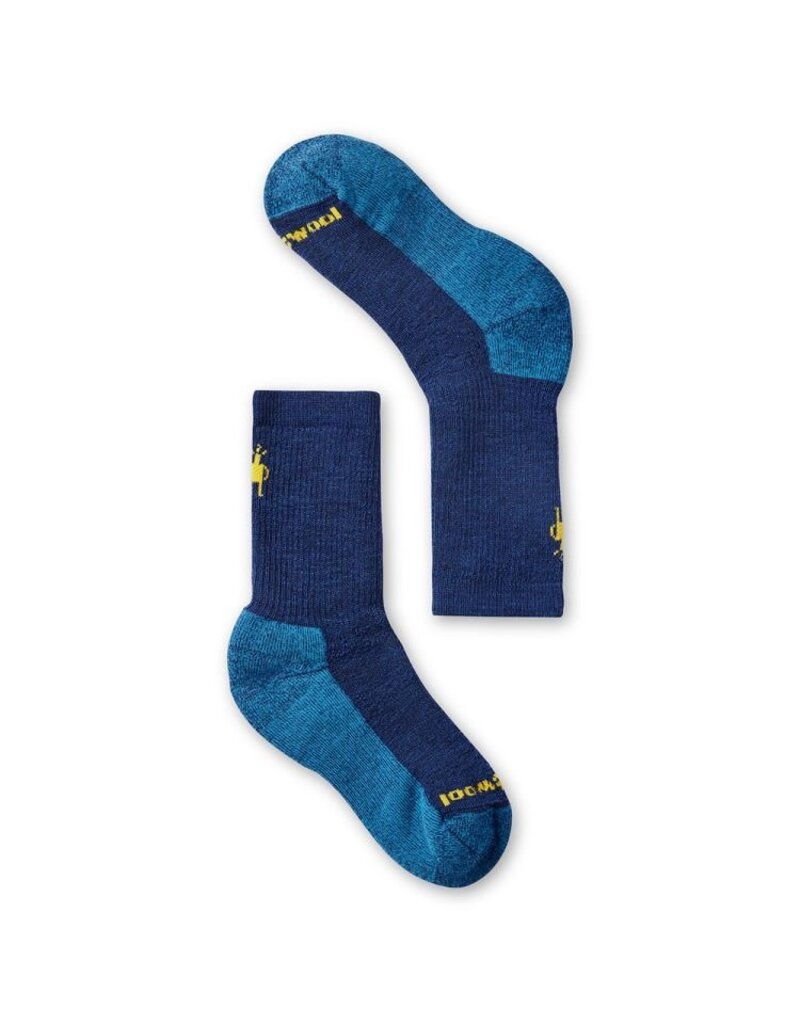 Smartwool Alpine Blue Kids' Hike Light Cushion Crew Socks