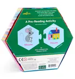 Eeboo Rhyming Words Hexagon Puzzle Pairs 3y+