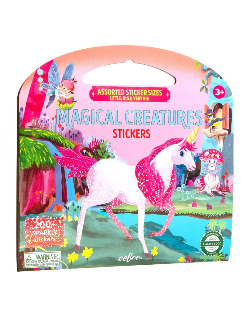 Eeboo Magical Creatures Shiny Stickers
