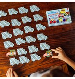 Eeboo Trucks and a Bus Little Shaped Matching 3y+