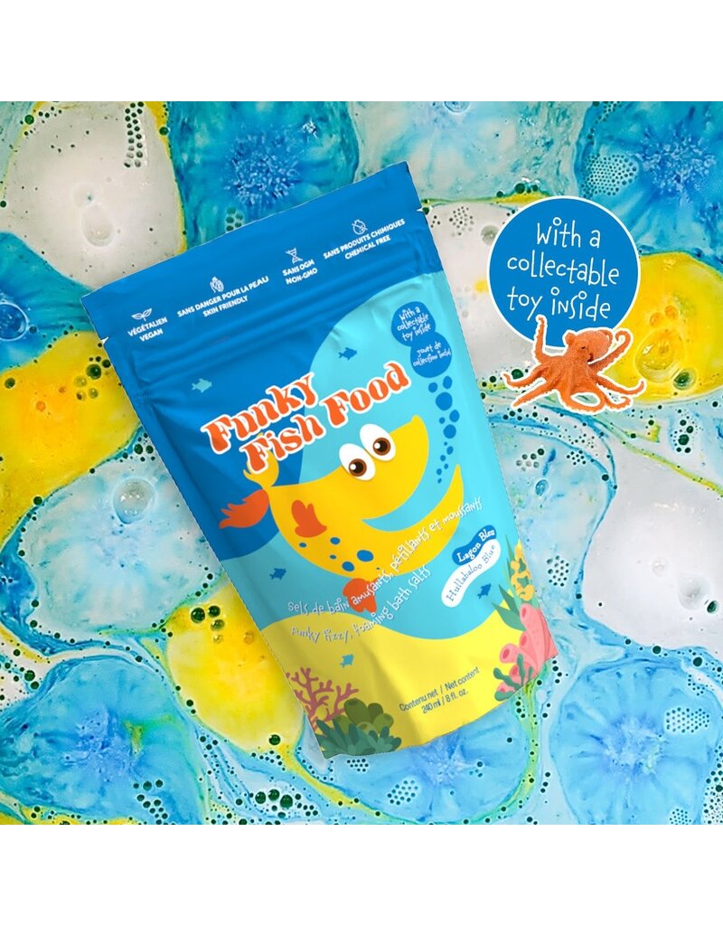 Hullabaloo Blue Funky Fish Food