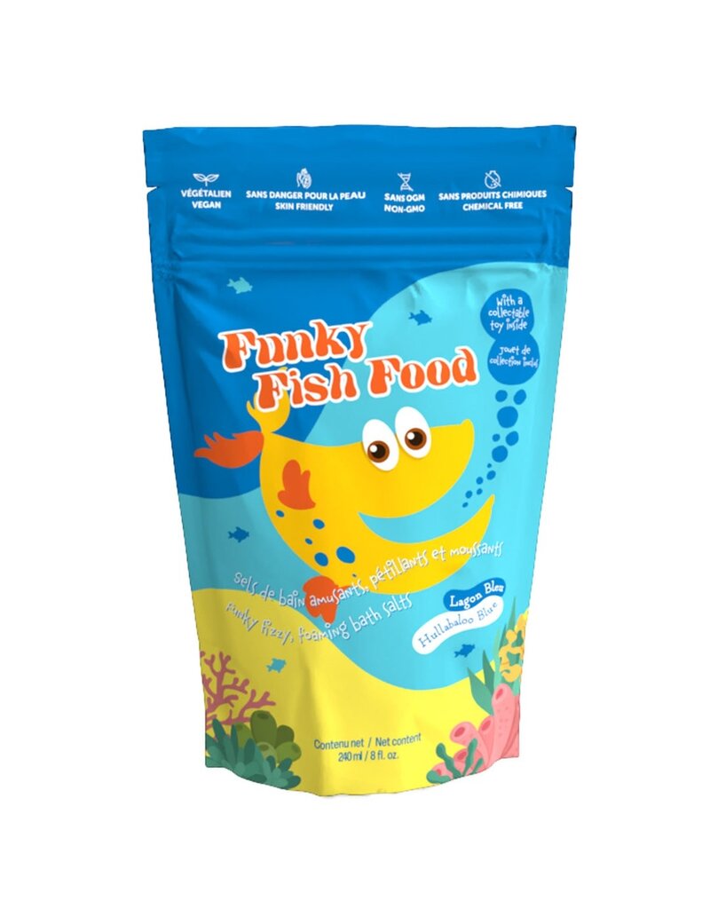 Hullabaloo Blue Funky Fish Food