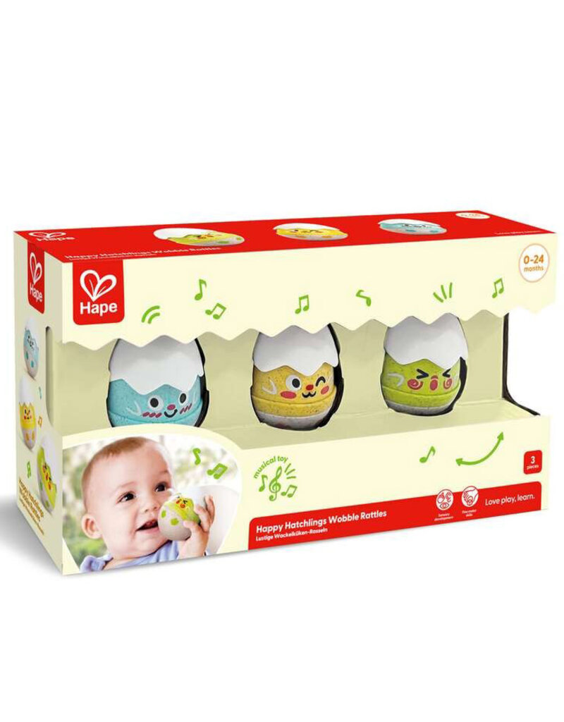 Hape Toys Happy Hatchlings Wobble Rattles 0m+