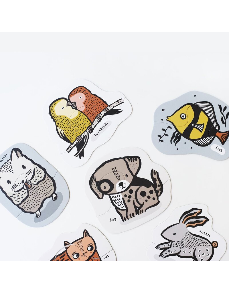 Wee Gallery Beginner Puzzles - Pets 2y+