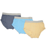 Silkberry Bamboo Boys Briefs (blue/flint/sand)