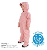 Jan and Jul Prairie Flowers Cozy-Dry Rain Play Suit (fleece lined)