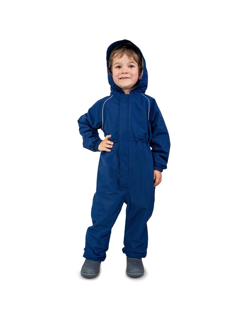 Jan and Jul Nebula Blue Cozy-Dry Rain Play Suit (fleece lined)