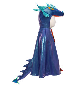 Great Pretenders Azure The Metallic Dragon Cape, Size 3-4y