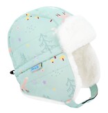 Jan and Jul Minty Forest Toasty-Dry Trapper Hat