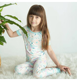 Silkberry Hummingbird Garden Bamboo SS PJs