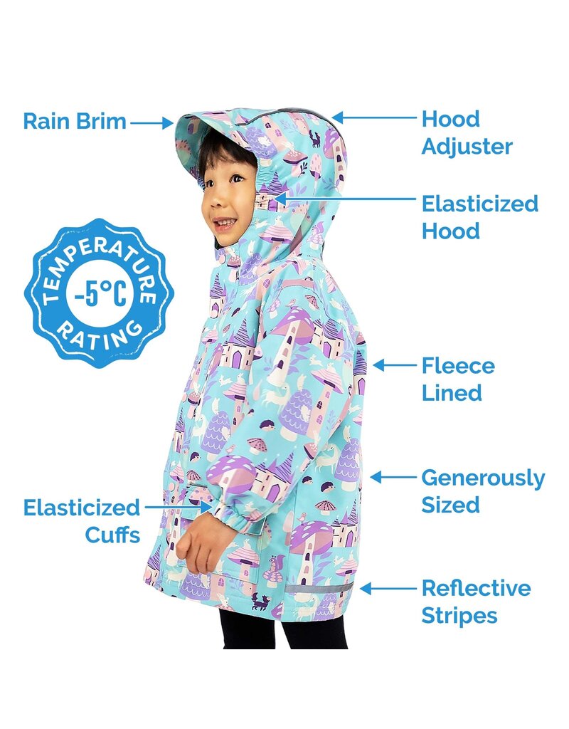 Jan and Jul Bear Mountain Cozy-Dry Rain Jacket
