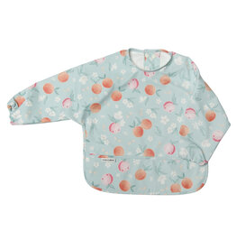 Loulou Lollipop Long Sleeve Waterproof Bib - Peaches