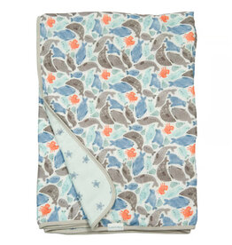 Loulou Lollipop Plush Bamboo Quilt - Seals