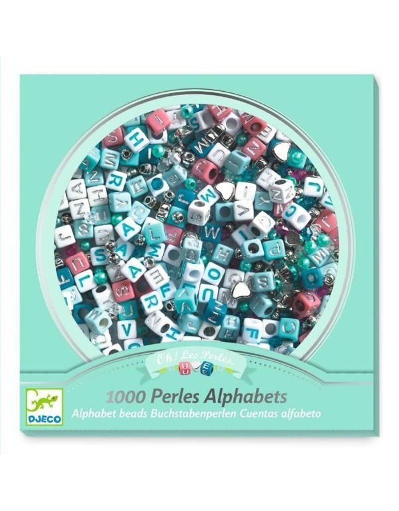 Djeco Alphabet Beads - Silver