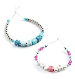 Djeco Alphabet Beads - Silver
