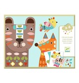 Djeco 3 Giant Animals to Create 3-6y