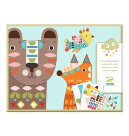 Djeco 3 Giant Animals to Create 3-6y