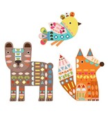 Djeco 3 Giant Animals to Create 3-6y
