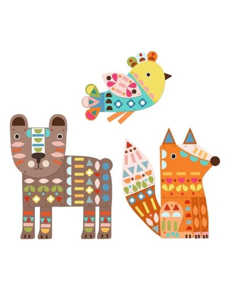 Djeco 3 Giant Animals to Create 3-6y