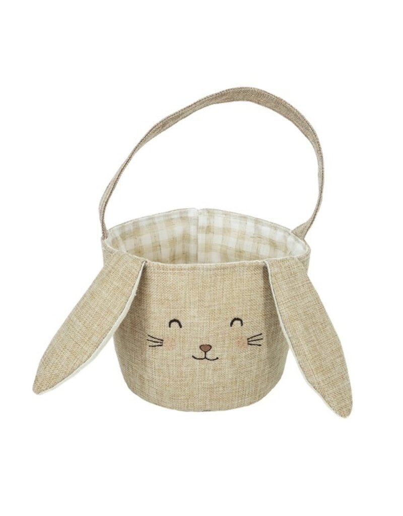Mon Ami Bunny Easter Basket - Taupe