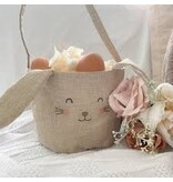 Mon Ami Bunny Easter Basket - Taupe