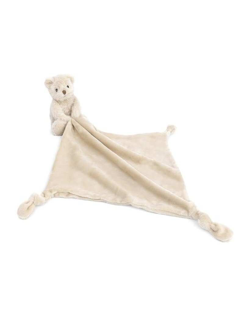 Mon Ami Huggie Bear Knotted Security Blankie