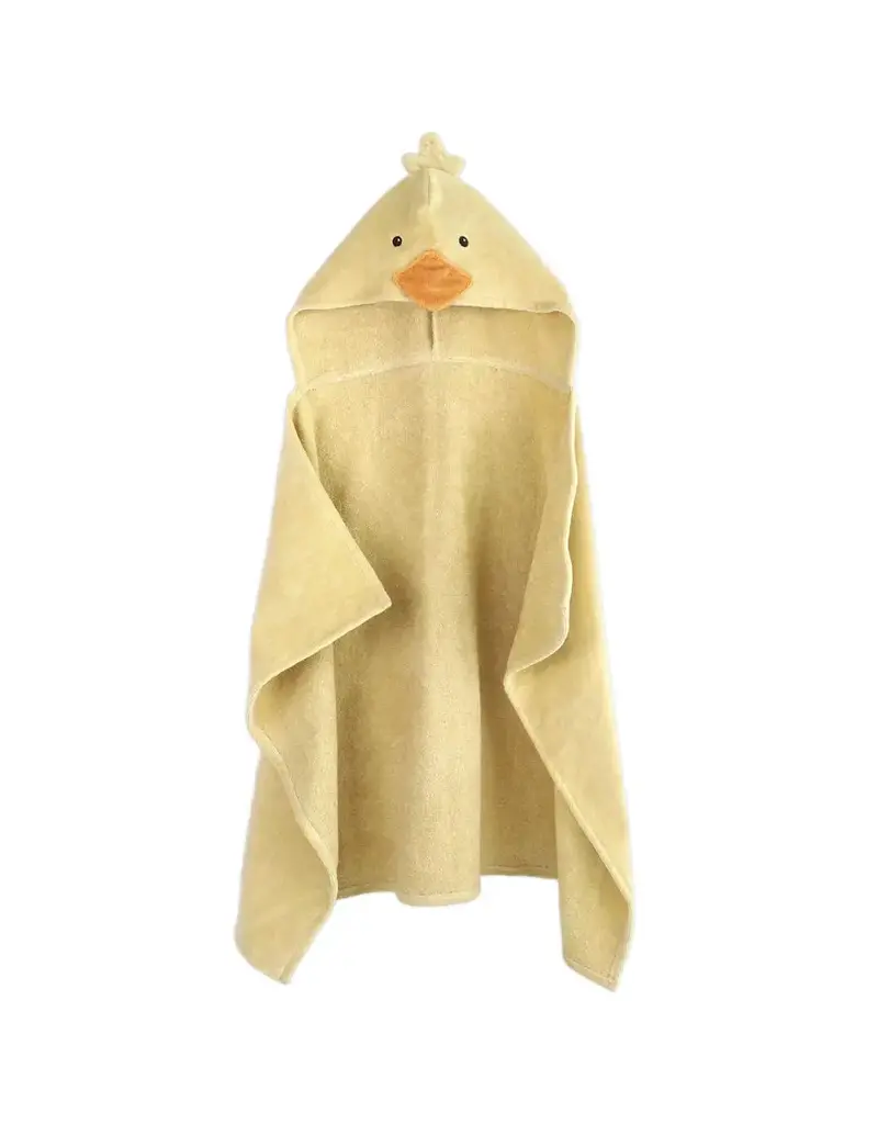 Mon Ami Puddles Duck Hooded Towel, Yellow
