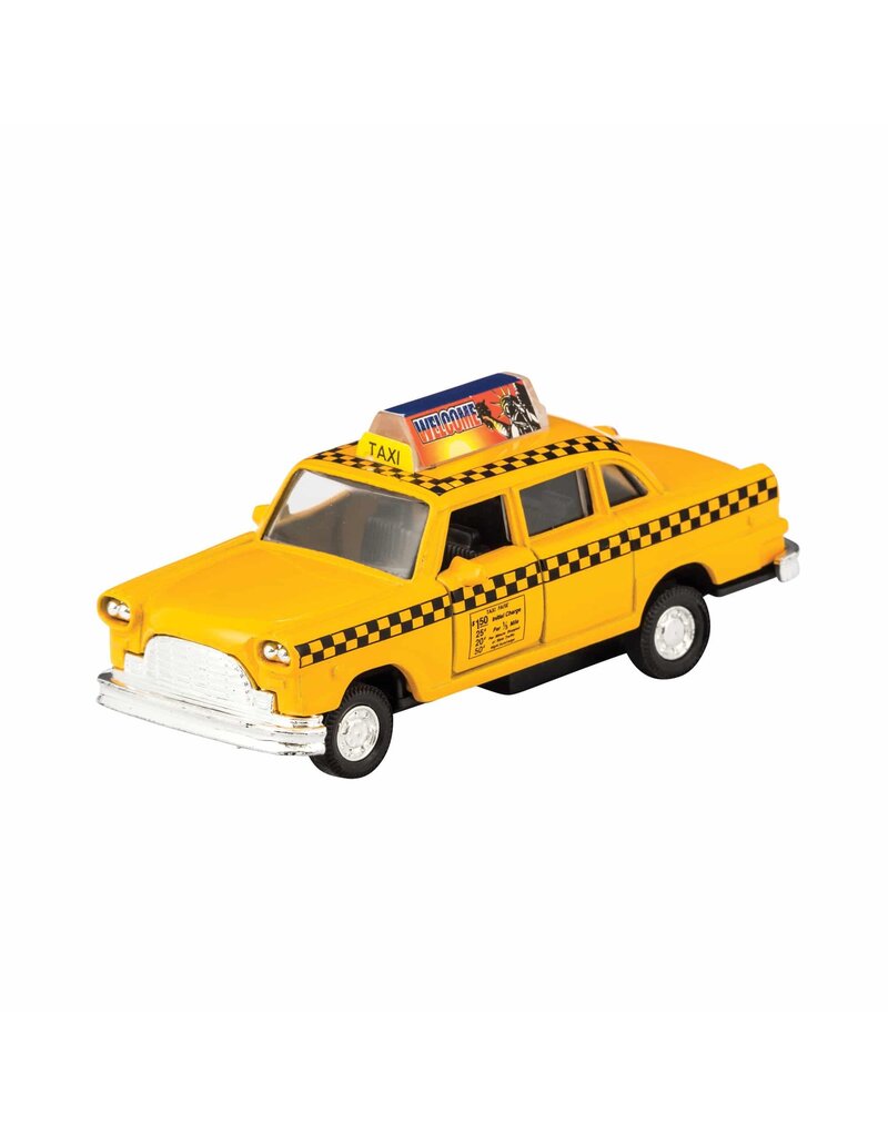 Schylling Die-Cast Taxi, Pull-Back
