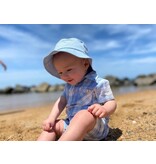 Fisherman Pale Blue  Bucket Hat