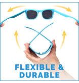 Jan and Jul White Urban Xplorer Polarized Sunglasses