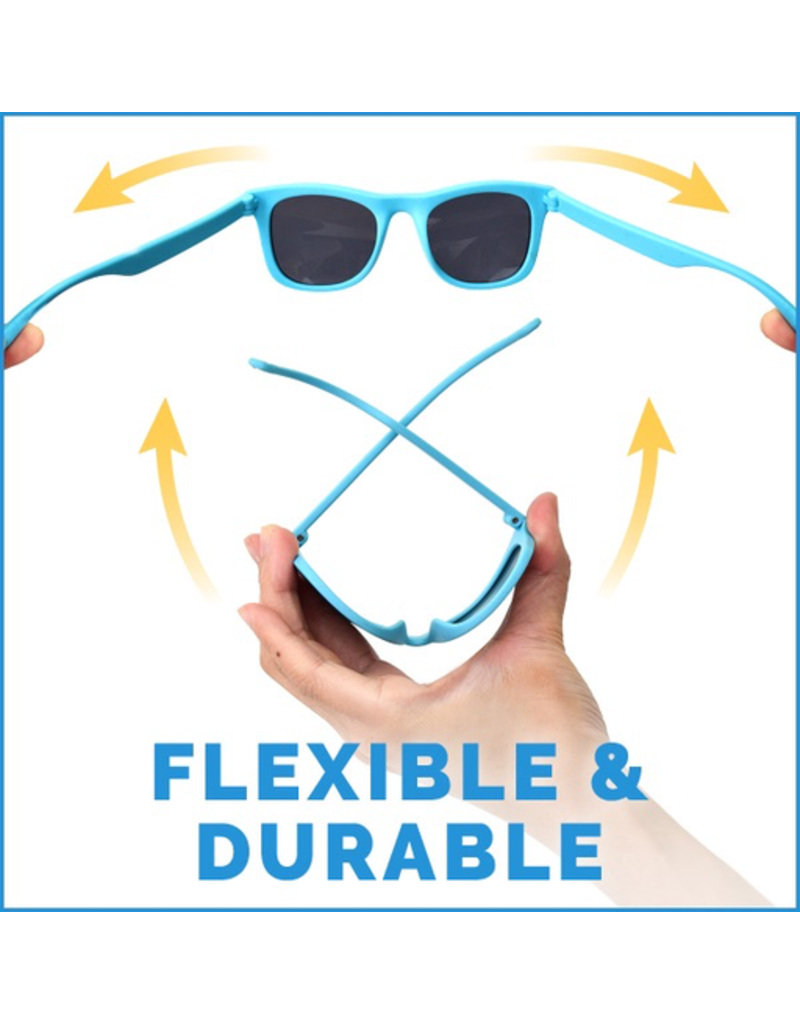 Jan and Jul White Urban Xplorer Polarized Sunglasses