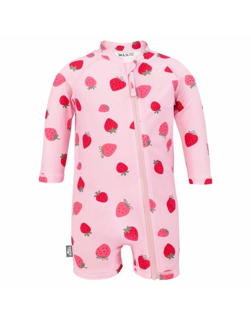 Jan and Jul Pink Strawberry UV Suit