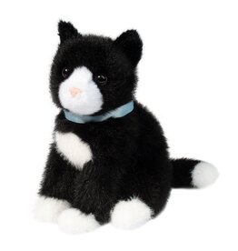 Douglas Toys Mini Black & White Cat