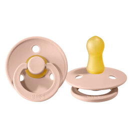 Bibs Bibs Pacifier 2pk 18-36m, Blush, Latex